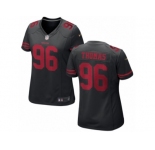 Women's Nike San Francisco 49ers #96 Solomon Thomas Limited Black NFL Jersey