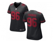 Women's Nike San Francisco 49ers #96 Solomon Thomas Limited Black NFL Jersey