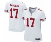 Women's San Francisco 49ers #17 Emmanuel Sanders Game White Football Jersey