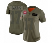 Women's San Francisco 49ers #17 Emmanuel Sanders Limited Camo 2019 Salute to Service Football Jersey