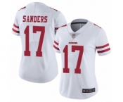 Women's San Francisco 49ers #17 Emmanuel Sanders White Vapor Untouchable Limited Player Football Jersey