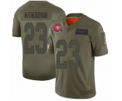 Women's San Francisco 49ers #23 Ahkello Witherspoon Limited Camo 2019 Salute to Service Football Jersey