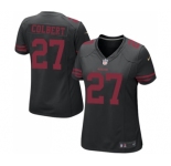 Women's San Francisco 49ers #27 Adrian Colbert Game Black Football Jersey