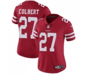Women's San Francisco 49ers #27 Adrian Colbert Red Team Color Vapor Untouchable Limited Player Football Jersey