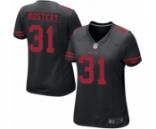 Women's San Francisco 49ers #31 Raheem Mostert Game Black Football Jersey
