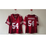 Women's San Francisco 49ers #54 Fred Warner Red F.U.S.E Vapor Untouchable Stitched Jersey