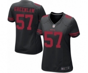 Women's San Francisco 49ers #57 Dre Greenlaw Game Black Football Jersey