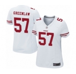 Women's San Francisco 49ers #57 Dre Greenlaw Game White Football Jersey