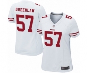 Women's San Francisco 49ers #57 Dre Greenlaw Game White Football Jersey
