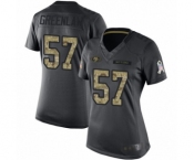Women's San Francisco 49ers #57 Dre Greenlaw Limited Black 2016 Salute to Service Football Jersey