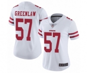 Women's San Francisco 49ers #57 Dre Greenlaw White Vapor Untouchable Limited Player Football Jersey