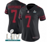 Women's San Francisco 49ers #7 Colin Kaepernick Black Vapor Untouchable Limited Player Super Bowl LIV Bound Football Jersey