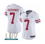 Women's San Francisco 49ers #7 Colin Kaepernick White Vapor Untouchable Limited Player Super Bowl LIV Bound Football Jersey