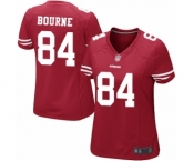 Women's San Francisco 49ers #84 Kendrick Bourne Game Red Team Color Football Jersey