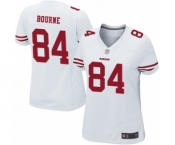 Women's San Francisco 49ers #84 Kendrick Bourne Game White Football Jersey