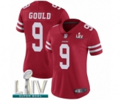Women's San Francisco 49ers #9 Robbie Gould Red Team Color Vapor Untouchable Limited Player Super Bowl LIV Bound Football Jersey