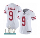 Women's San Francisco 49ers #9 Robbie Gould White Vapor Untouchable Limited Player Super Bowl LIV Bound Football Jersey