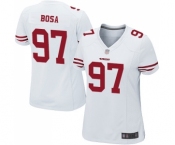 Women's San Francisco 49ers #97 Nick Bosa Game White Football Jersey