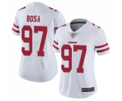 Women's San Francisco 49ers #97 Nick Bosa White Vapor Untouchable Limited Player Football Jersey