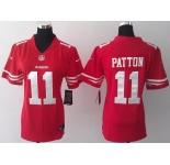 nike women nfl jerseys san francisco 49ers #11 patton red[nike][patton]