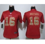 nike women nfl jerseys san francisco 49ers #16 montana red[Strobe Limited]
