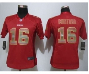 nike women nfl jerseys san francisco 49ers #16 montana red[Strobe Limited]