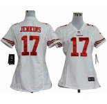 nike women nfl jerseys san francisco 49ers #17 jenkins white[nike]