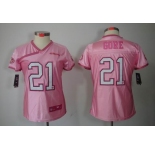 nike women nfl jerseys san francisco 49ers #21 frank gore pink[2012 nike love]