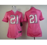 nike women nfl jerseys san francisco 49ers #21 frank gore pink[nike love's]
