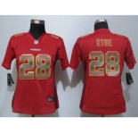 nike women nfl jerseys san francisco 49ers #28 hyde red[Strobe Limited]