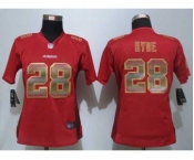 nike women nfl jerseys san francisco 49ers #28 hyde red[Strobe Limited]