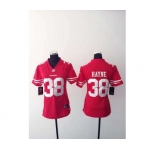 nike women nfl jerseys san francisco 49ers #38 hayne red[nike][hayne]