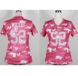 nike women nfl jerseys san francisco 49ers #52 patrick willis pink[fashion camo]