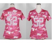 nike women nfl jerseys san francisco 49ers #52 patrick willis pink[fashion camo]