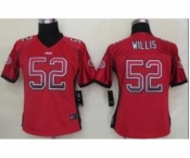 nike women nfl jerseys san francisco 49ers #52 patrick willis red[Elite drift fashion]
