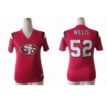 nike women nfl jerseys san francisco 49ers #52 willis field flirt fashion red[nike 2012]