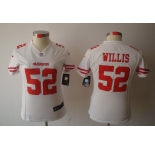 nike women nfl jerseys san francisco 49ers #52 willis white[nike limited]