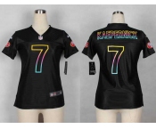 nike women nfl jerseys san francisco 49ers #7 colin kaepernick black[nike fashion]
