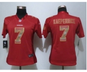 nike women nfl jerseys san francisco 49ers #7 colin kaepernick red[Strobe Limited]