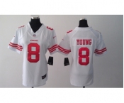 nike women nfl jerseys san francisco 49ers #8 young white[nike]