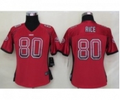 nike women nfl jerseys san francisco 49ers #80 jerry rice red[Elite drift fashion]