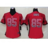 nike women nfl jerseys san francisco 49ers #85 vernon davis red[Elite drift fashion]