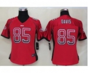 nike women nfl jerseys san francisco 49ers #85 vernon davis red[Elite drift fashion]