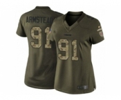 nike women nfl jerseys san francisco 49ers #91 arik armstead army green[nike Limited Salute To Service][armstead]
