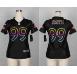 nike women nfl jerseys san francisco 49ers #99 smith black[nike fashion]