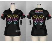 nike women nfl jerseys san francisco 49ers #99 smith black[nike fashion]