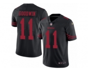 Youth Nike San Francisco 49ers #11 Marquise Goodwin Limited Black Rush NFL Jersey