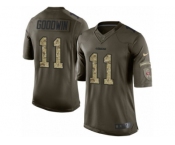 Youth Nike San Francisco 49ers #11 Marquise Goodwin Limited Green Salute to Service NFL Jersey