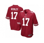 Youth Nike San Francisco 49ers #14 Jeremy Kerley Limited Red Team Color NFL Jersey