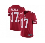 Youth Nike San Francisco 49ers #14 Jeremy Kerley Vapor Untouchable Limited Red Team Color NFL Jersey